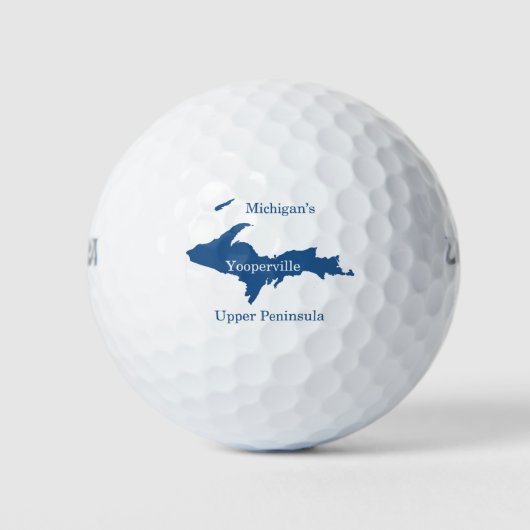 Yooperville-golfbal Golfballen (Voorkant)