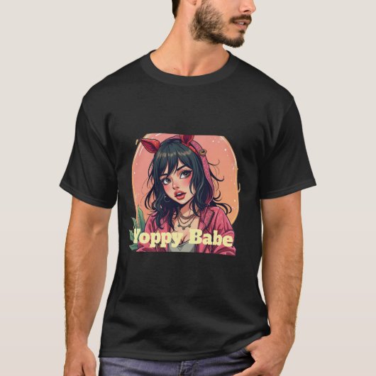 Yoppy Babe Design T-shirt (Voorkant)