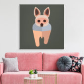 Yor-Ki Clupkitz Canvas Afdruk (Insitu (Woonkamer))