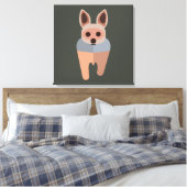 Yor-Ki Clupkitz Canvas Afdruk (Insitu (Slaapkamer))