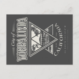 YORBA LINDA - ORANJE CALIFORNIË BRIEFKAART