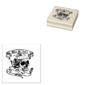 Yorick's Skull Stamp Rubberstempel (Gestempeld)