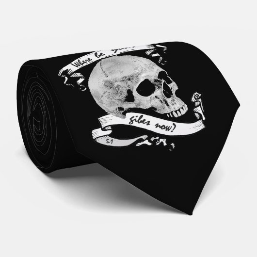 Yorick's Skull Stropdas (Opgerold)