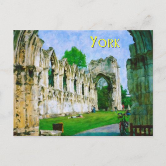 York Abbey Briefkaart (Voorkant)