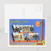 York Beach, Maine  Big Letters Briefkaart (Voorkant / Achterkant)