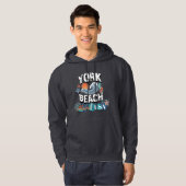 York Beach, Maine Hoodie (Voorkant volledig)