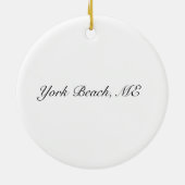 York Beach Ornament (Achterkant)