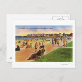 York Beach Uitzicht Concordville Beach & Briefkaart (Voorkant / Achterkant)