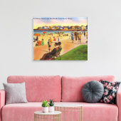 York Beach Uitzicht Concordville Beach & Canvas Afdruk (Insitu (Woonkamer))