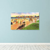 York Beach Uitzicht Concordville Beach & Canvas Afdruk (Insitu (Houten vloer))