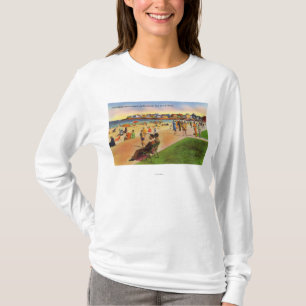 York Beach Uitzicht Concordville Beach & T-shirt