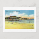 York Beach Uitzicht of Young's Hotel and Union Briefkaart (Voorkant)