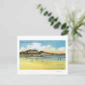 York Beach Uitzicht of Young's Hotel and Union Briefkaart (Staand voorkant)