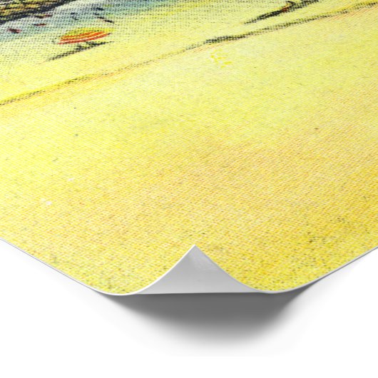 York Beach Uitzicht of Young's Hotel and Union Poster (Hoek)