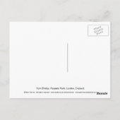 York Bridge, Londen Briefkaart (Achterkant)