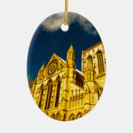 York City Minster Enhanced Keramisch Ornament