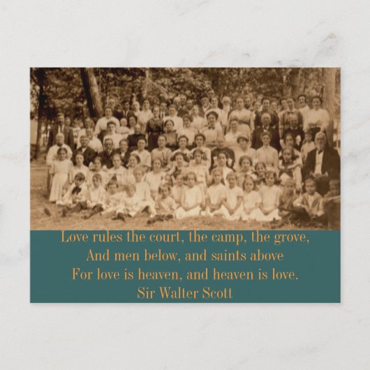 York County Camp Meeting Briefkaart (Voorkant)