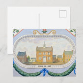 York County Courthouse, 1777 Briefkaart (Voorkant / Achterkant)