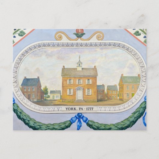 York County Courthouse, 1777 Briefkaart (Voorkant)