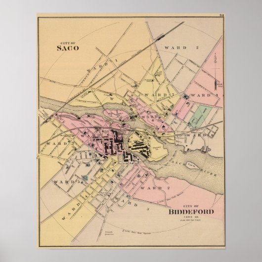 York County, Maine Poster (Voorkant)