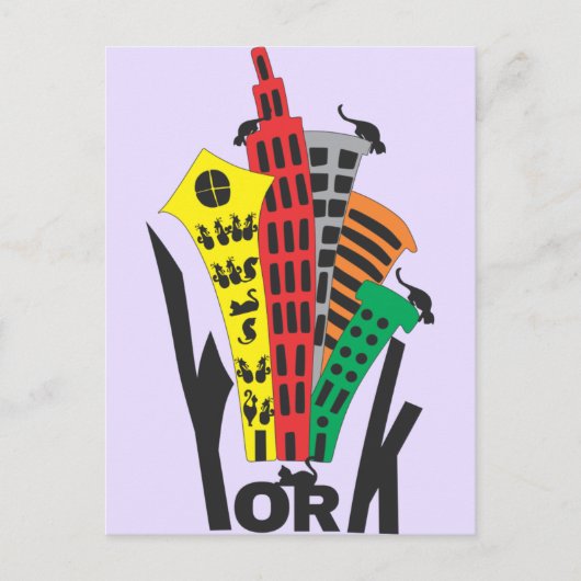 York één briefkaart (Voorkant)