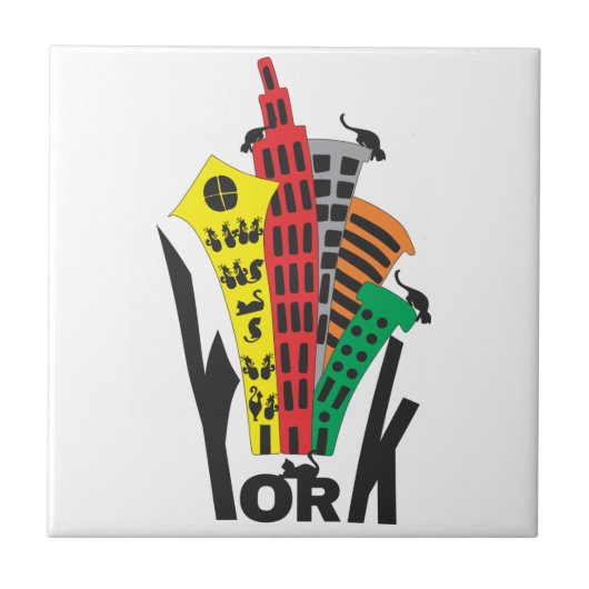 York één tegeltje (Voorkant)