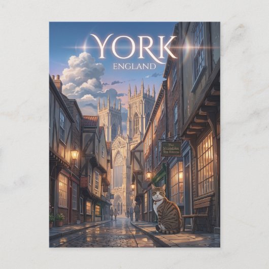 York Engeland Briefkaart (Voorkant)