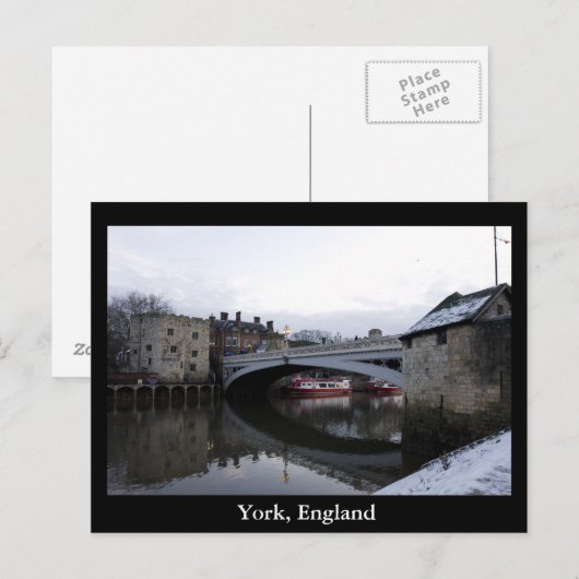 York, Engeland Briefkaart (Voorkant / Achterkant)