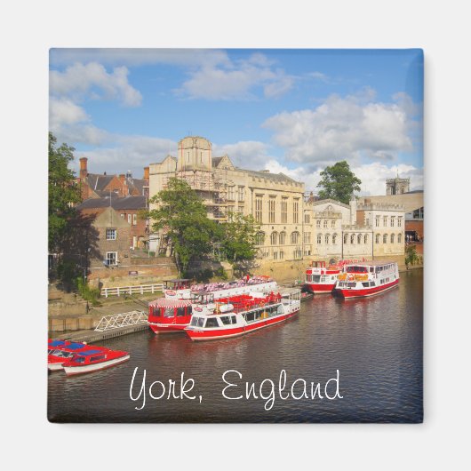 York, Engeland, koelkastmagneet Magneet (Voorkant)