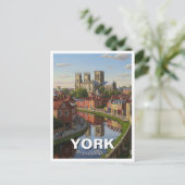 York Engeland Reizen Briefkaart (Staand voorkant)