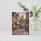 York Engeland Reizen Briefkaart (Staand voorkant)