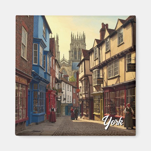 York Engeland Reizen Magneet (Voorkant)