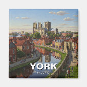 York Engeland Reizen Magneet (Voorkant)