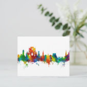 York England Skyline Briefkaart (Staand voorkant)