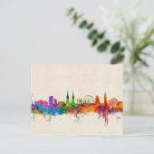 York England Skyline Briefkaart (Staand voorkant)