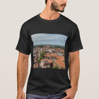 York England UK Rooftops and York Minster Cathedra T-shirt