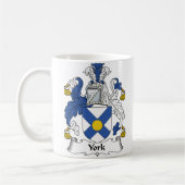 York Family Crest Koffiemok (Links)