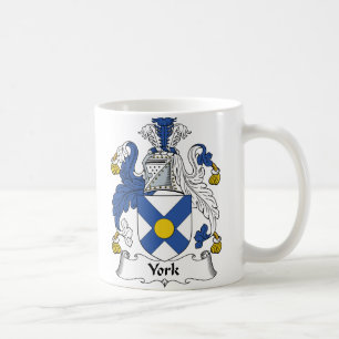 York Family Crest Koffiemok