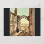 York Gate, Broadtrap, Engeland klassiek Photochrom Briefkaart (Voorkant)