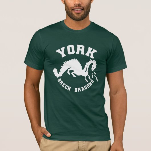 York Green Dragons Mannen T-shirt (Voorkant)