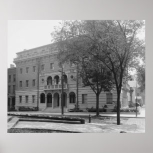 York Hall (universiteit van Yale) Poster