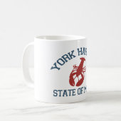 York Harbour - Maine. Koffiemok (Voorkant links)