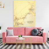 York Harbour, York Beach Canvas Afdruk (Insitu (Woonkamer))