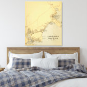 York Harbour, York Beach Canvas Afdruk (Insitu (Slaapkamer))