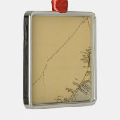 York Harbour, York Beach Metalen Ornament (Rechts)