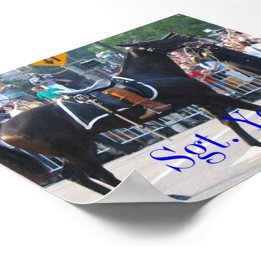 York... het onberispelijke paard poster (Hoek)