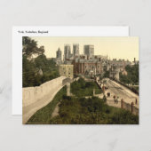 York I, Yorkshire, Engeland Briefkaart (Voorkant / Achterkant)