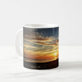 York, Maine Long Sands Beach Sunrise Coffee Cup Koffiemok (Voorkant links)