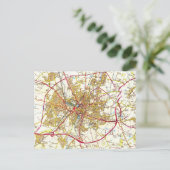 York Map Briefkaart (Staand voorkant)