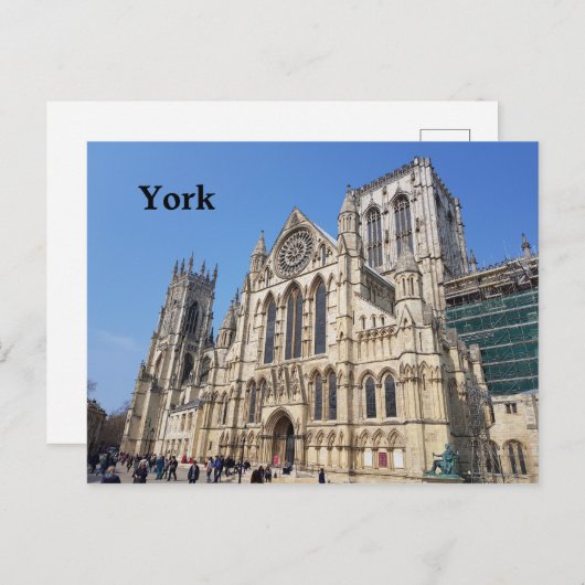York Minster Briefkaart (Voorkant / Achterkant)